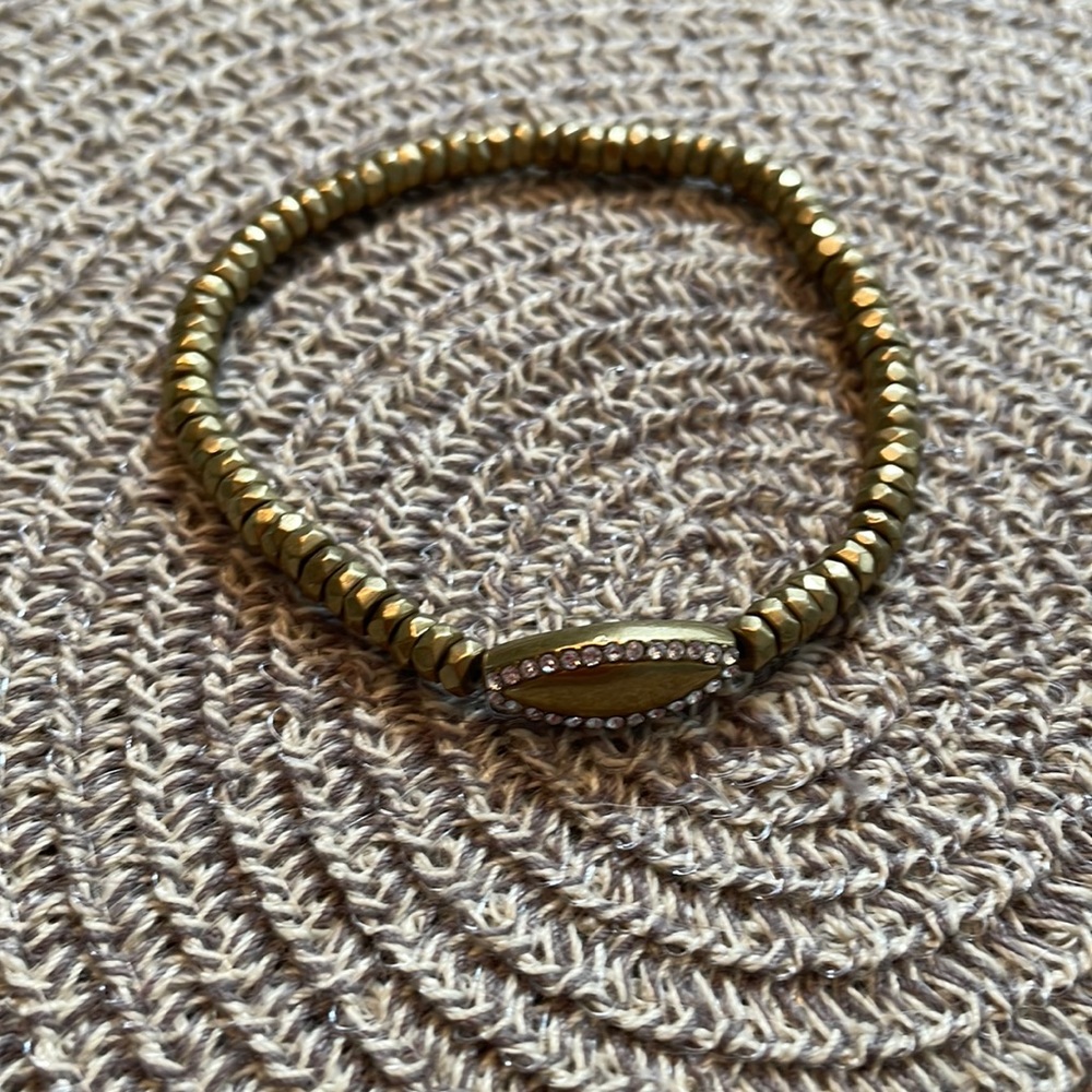 Silpada brass bead bracelet